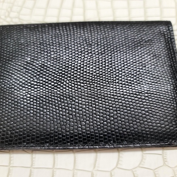 Super Rare Vintage Lizard Dunhill Bi-Fold Wallet&Card Holder - Picture 15 of 16